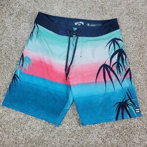 Billabong Recycler Sundays Airlite Mens 28 Multicolor Floral Board Shorts